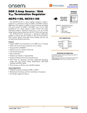 NCP51199 数据手册首页