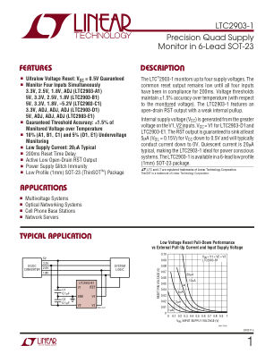 29031FA datasheet cover page