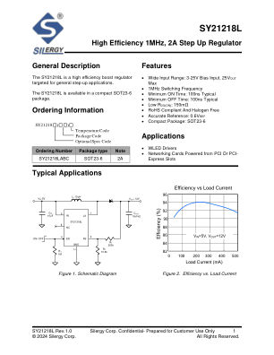 SY21218LABC datasheet cover page