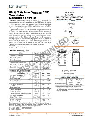 NSS35200CF8T1G 数据手册首页