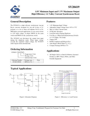 SY20419SUD datasheet cover page