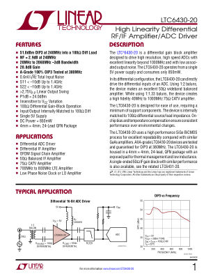 643020F datasheet cover page