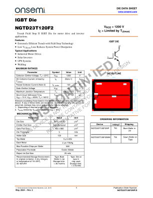 NGTD23T120F2WP 数据手册首页
