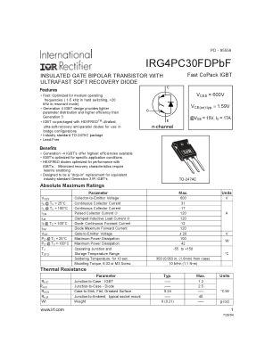 IRG4PC30FD datasheet cover page