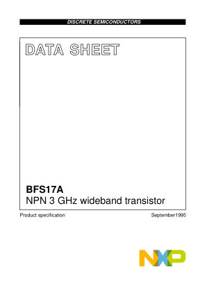 BFS17A 数据手册首页
