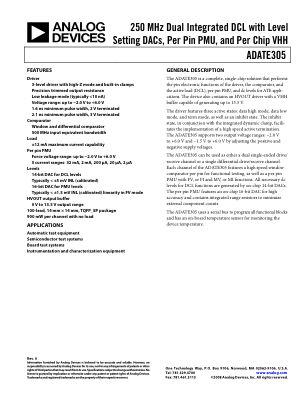 ADATE305 数据手册首页