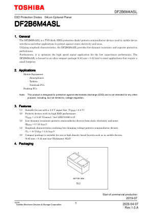 DF2B6M4ASL datasheet cover page
