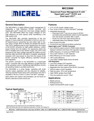 MIC23060-G4YMT-TR datasheet cover page