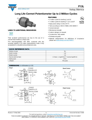 P13L 数据手册首页