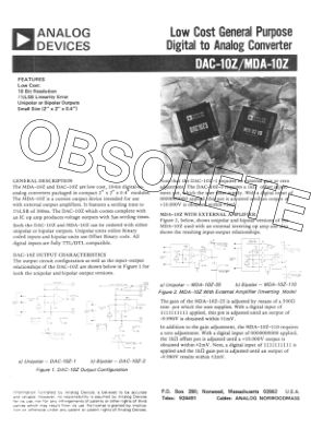 253755993DAC10Z datasheet cover page
