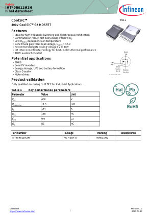 IMT40R011M2H datasheet cover page
