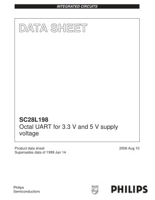 SC28L198 数据手册首页