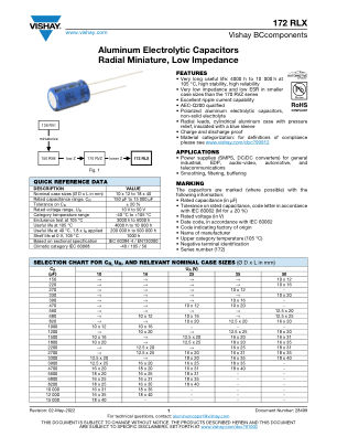 172RLX 数据手册首页
