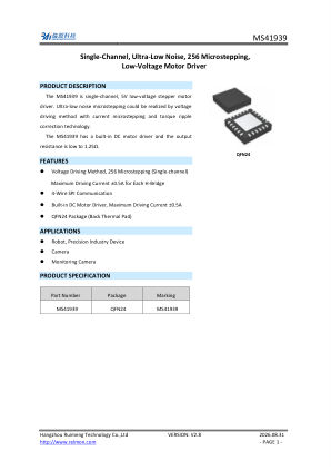 MS41939 datasheet cover page