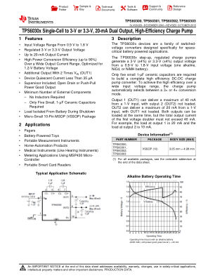 TPS60303 datasheet cover page