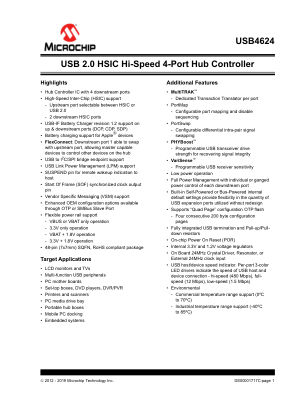 USB4624I-1051HN-TR 数据手册首页