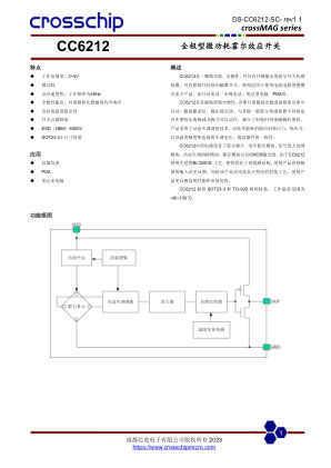CC6212 数据手册首页