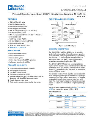 AD7383-4-AD7384-4 datasheet cover page