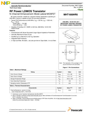 MHT1000H 数据手册首页