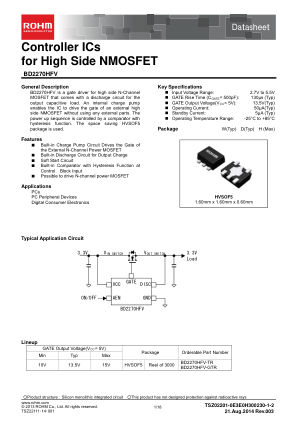 BD2270HFV 数据手册首页