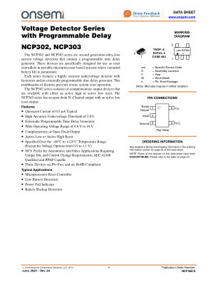 NCP302 数据手册首页