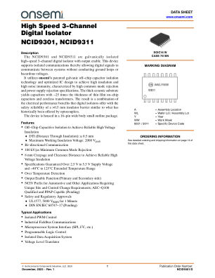 NCID9301 数据手册首页