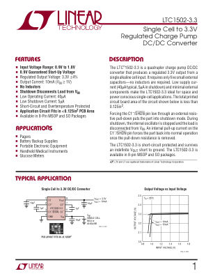 15023F datasheet cover page