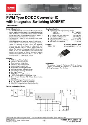 BM2P0163T-Z datasheet cover page