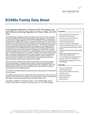 SI34061-A-GMR datasheet cover page