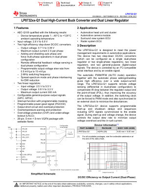 LP8732-Q1 datasheet cover page
