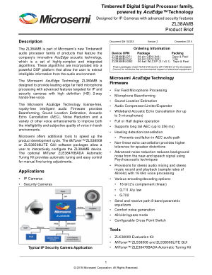 ZL38AMBUGB2 datasheet cover page
