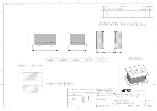 3627453226100K datasheet cover page