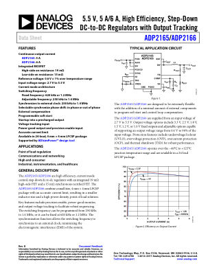 ADP2165 datasheet cover page