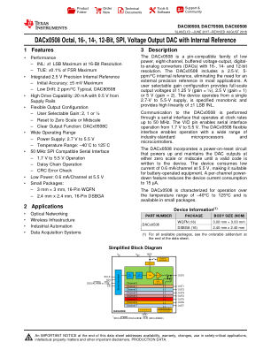 DAC80508 datasheet cover page