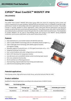 IM12S90EA2 datasheet cover page