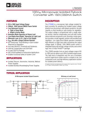 LT8300 datasheet cover page