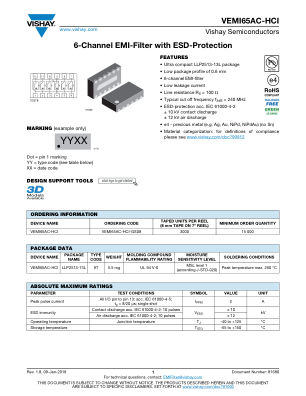VEMI65AC 数据手册首页