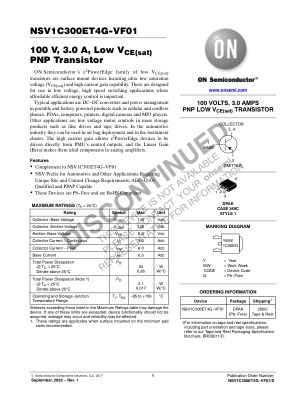 NSV1C300ET4G-VF01 数据手册首页