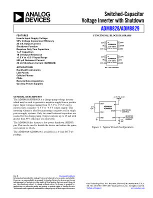 ADM8828 数据手册首页