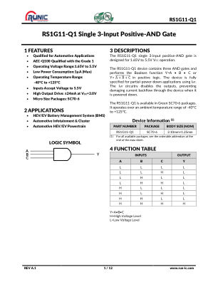RS1G11-Q1 数据手册首页