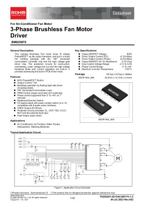 BM6258FS 数据手册首页