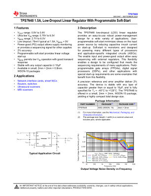TPS7N48 datasheet cover page