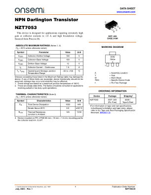 NZT7053 数据手册首页