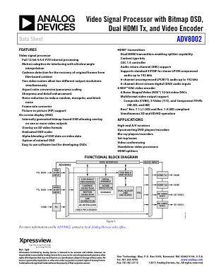 ADV8002 数据手册首页