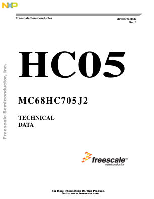 MC68HC705J2 数据手册首页
