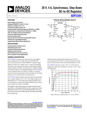ADP2384 数据手册首页