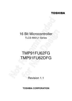 TMP91FU62DFG datasheet cover page