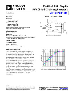ADP1612 数据手册首页