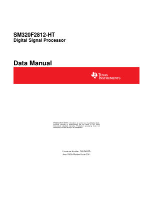 SM320F2812-HT 数据手册首页