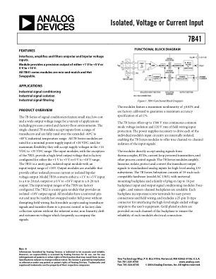 7B41 datasheet cover page